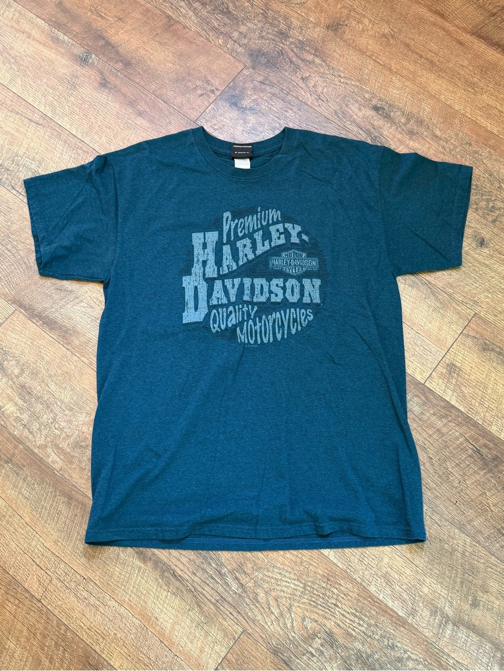 Harley-Davidson Men's Dark Teal Graphic Short Sleeve Tee